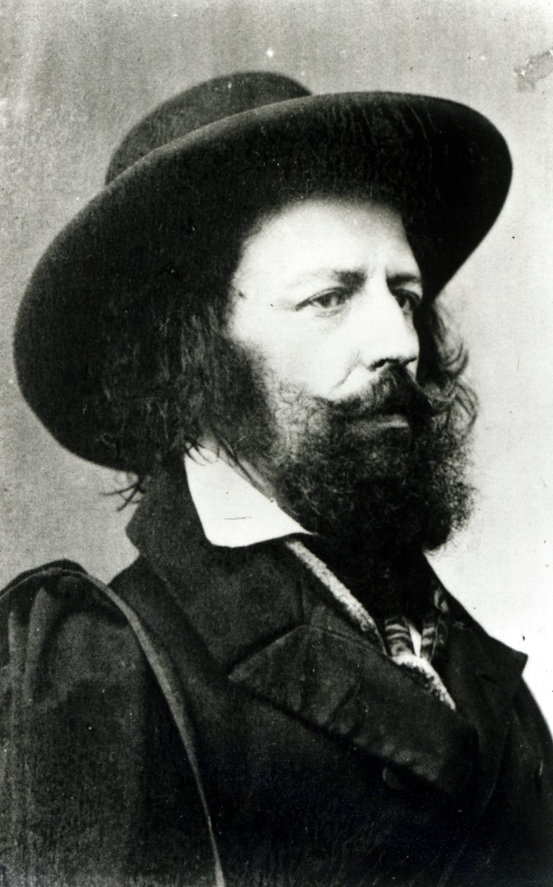 Alfred, Lord Tennyson (1809-92), fotografován Cundallem a Donnesem, 15. dubna 1861 od Cundall and Downes
