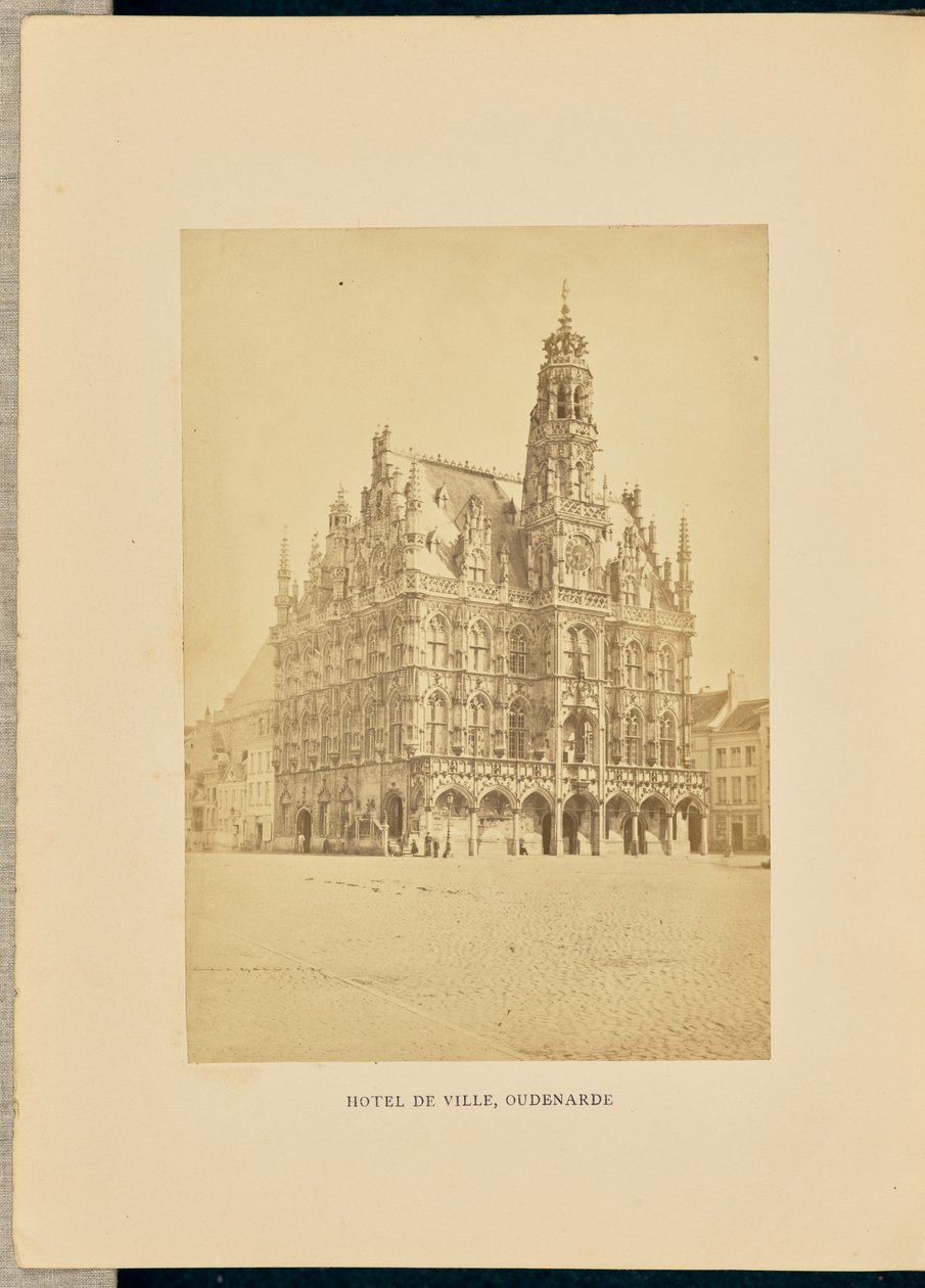 Hotel de ville, Oudenarde od Cundall and Fleming