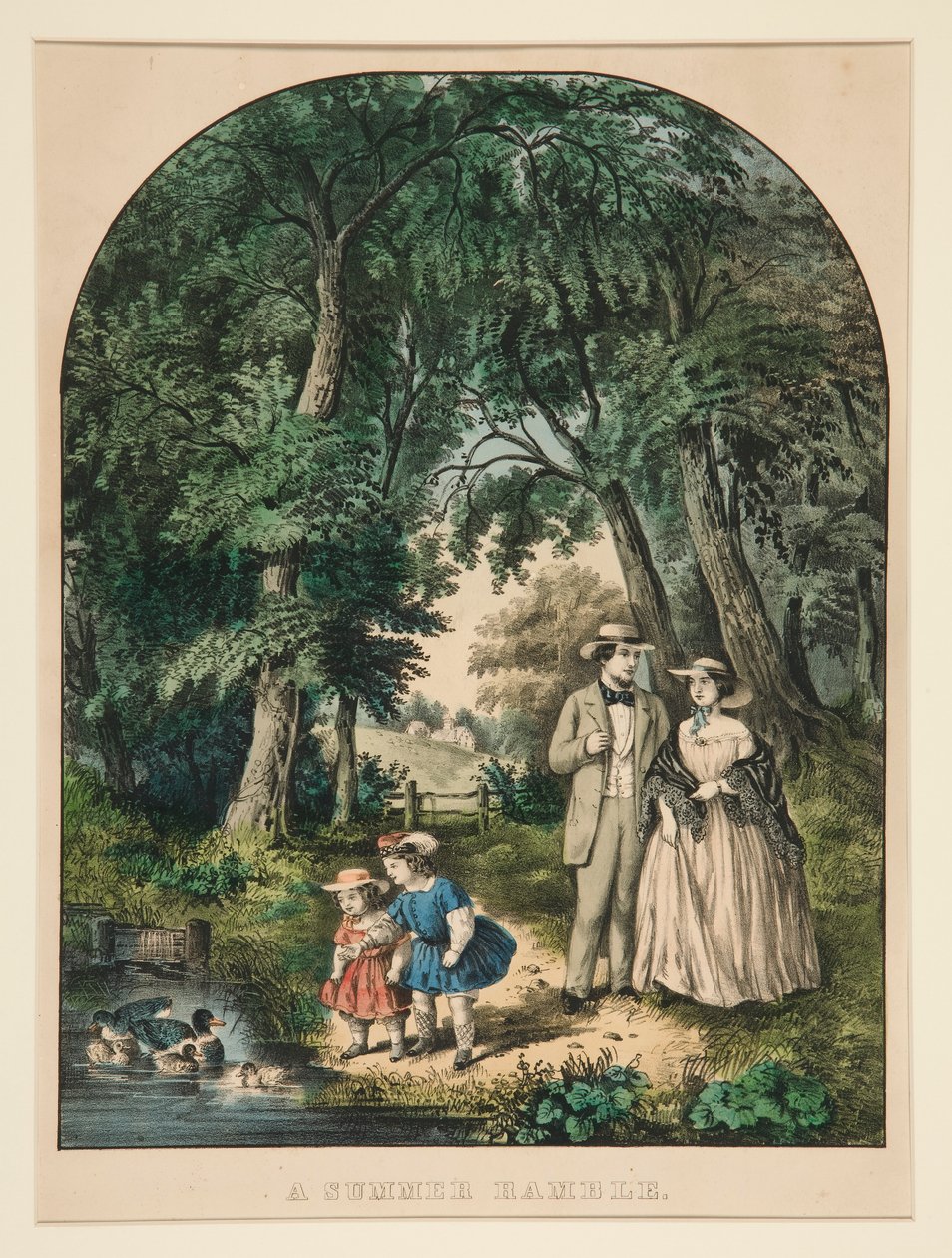 Letní procházka od Currier and Ives