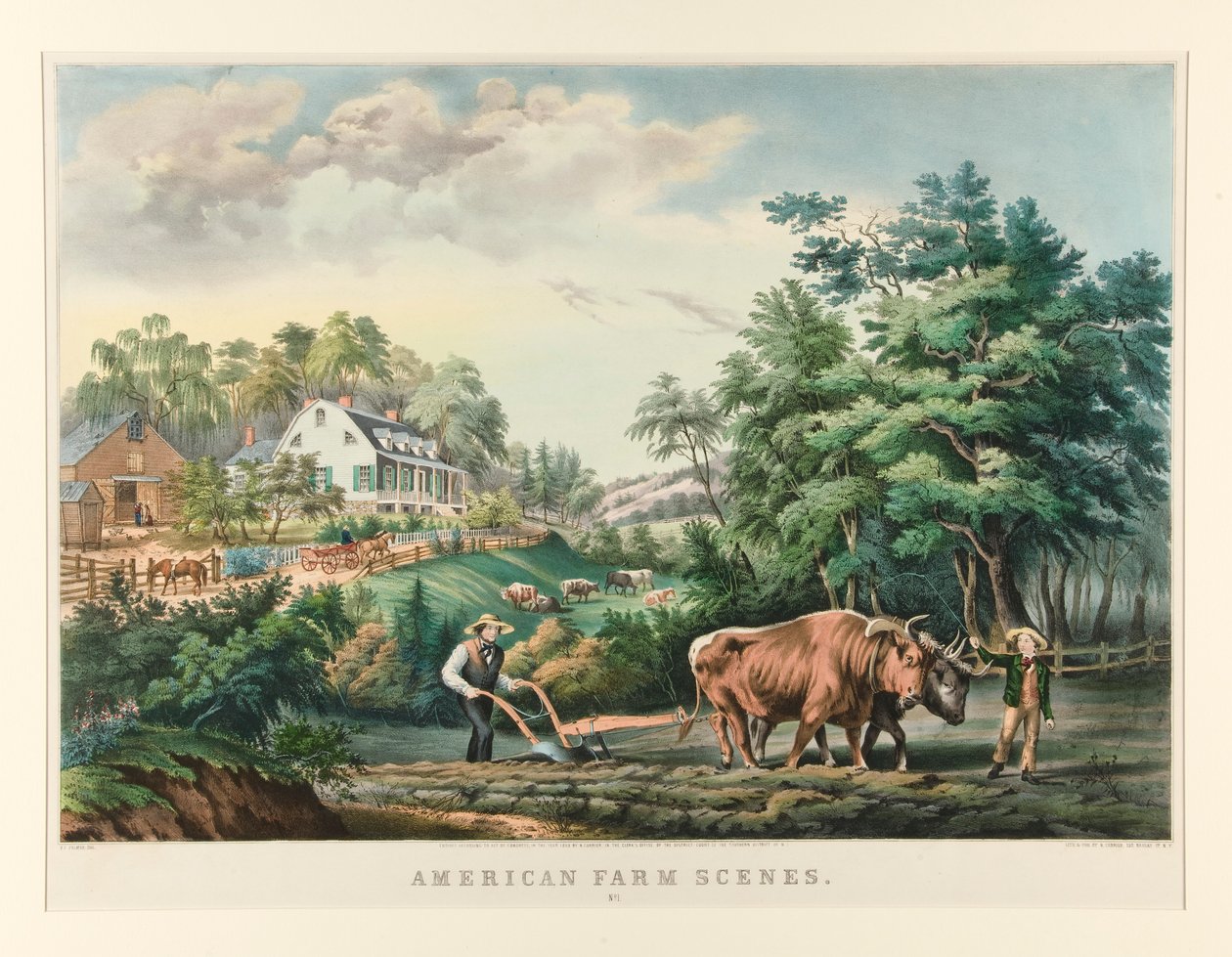 Americké farmářské scény./ č. 1 od Currier and Ives