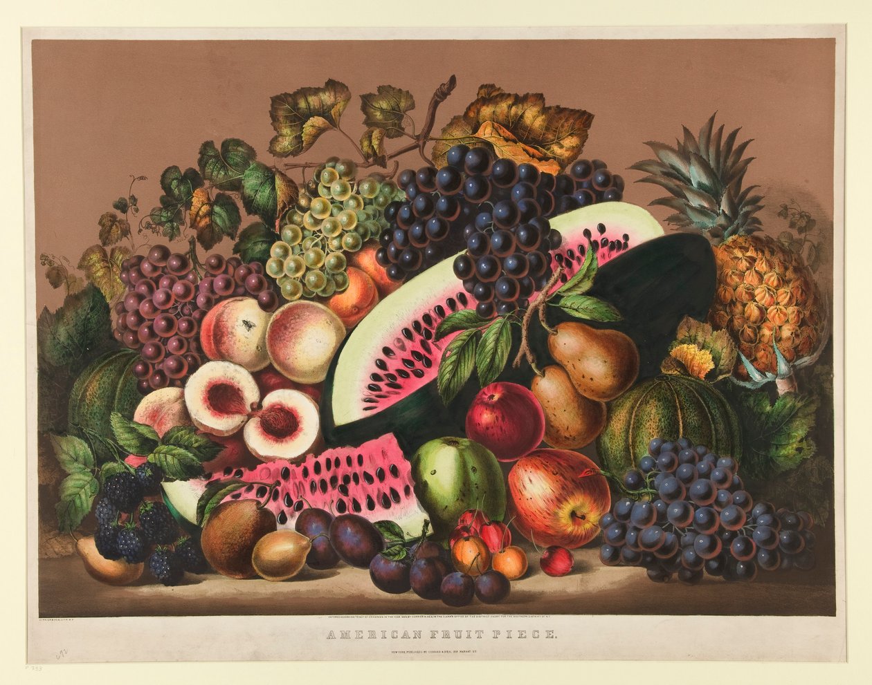Americký ovocný kousek od Currier and Ives