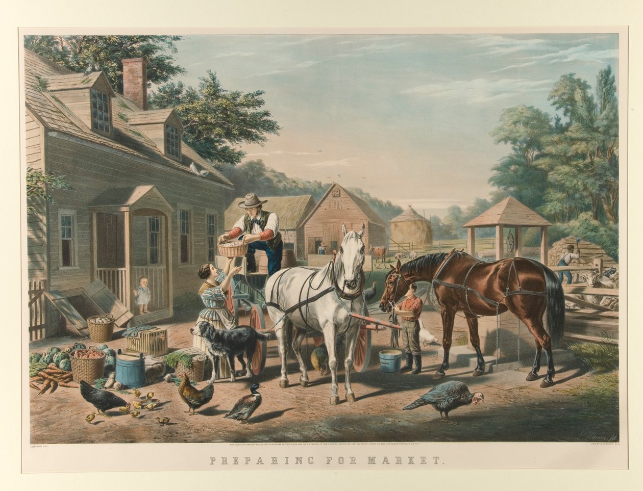 Příprava na trh od Currier and Ives