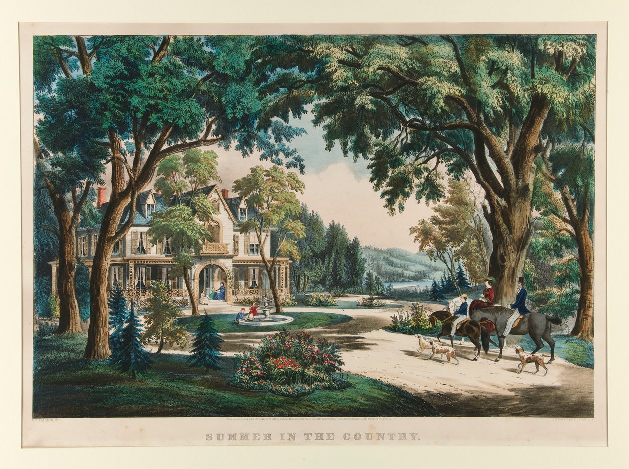 Léto na venkově od Currier and Ives