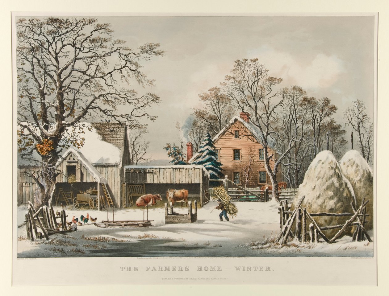 Farmář od Currier and Ives