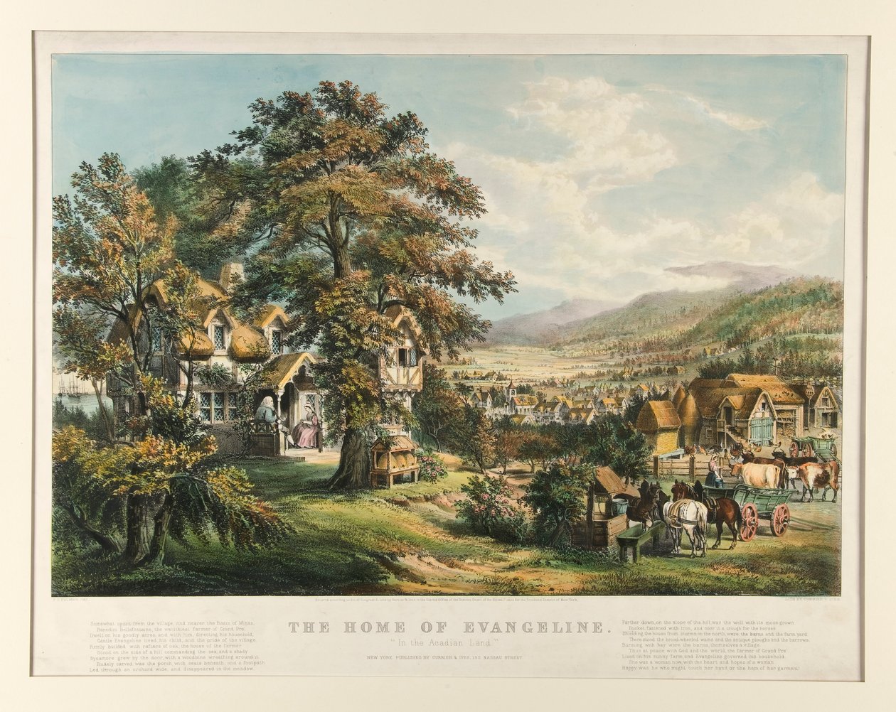 Domov Evangeline / od Currier and Ives