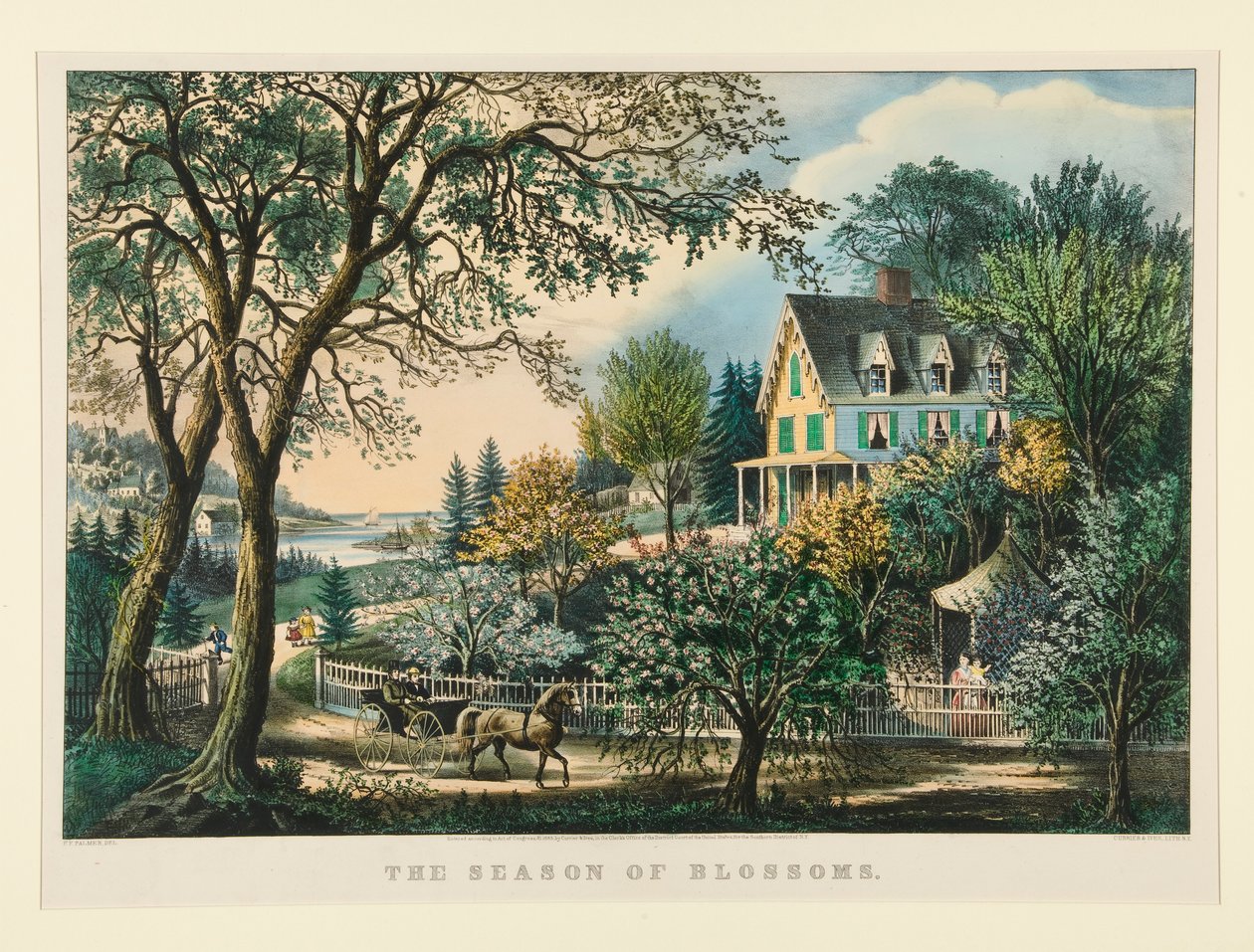 Sezóna květů od Currier and Ives