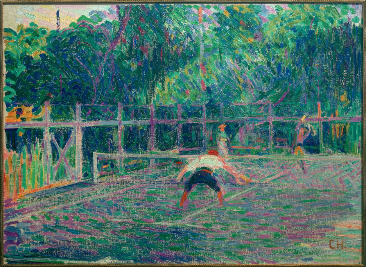 Hrát tenis v Surbitonu na Temži od Curt Herrmann