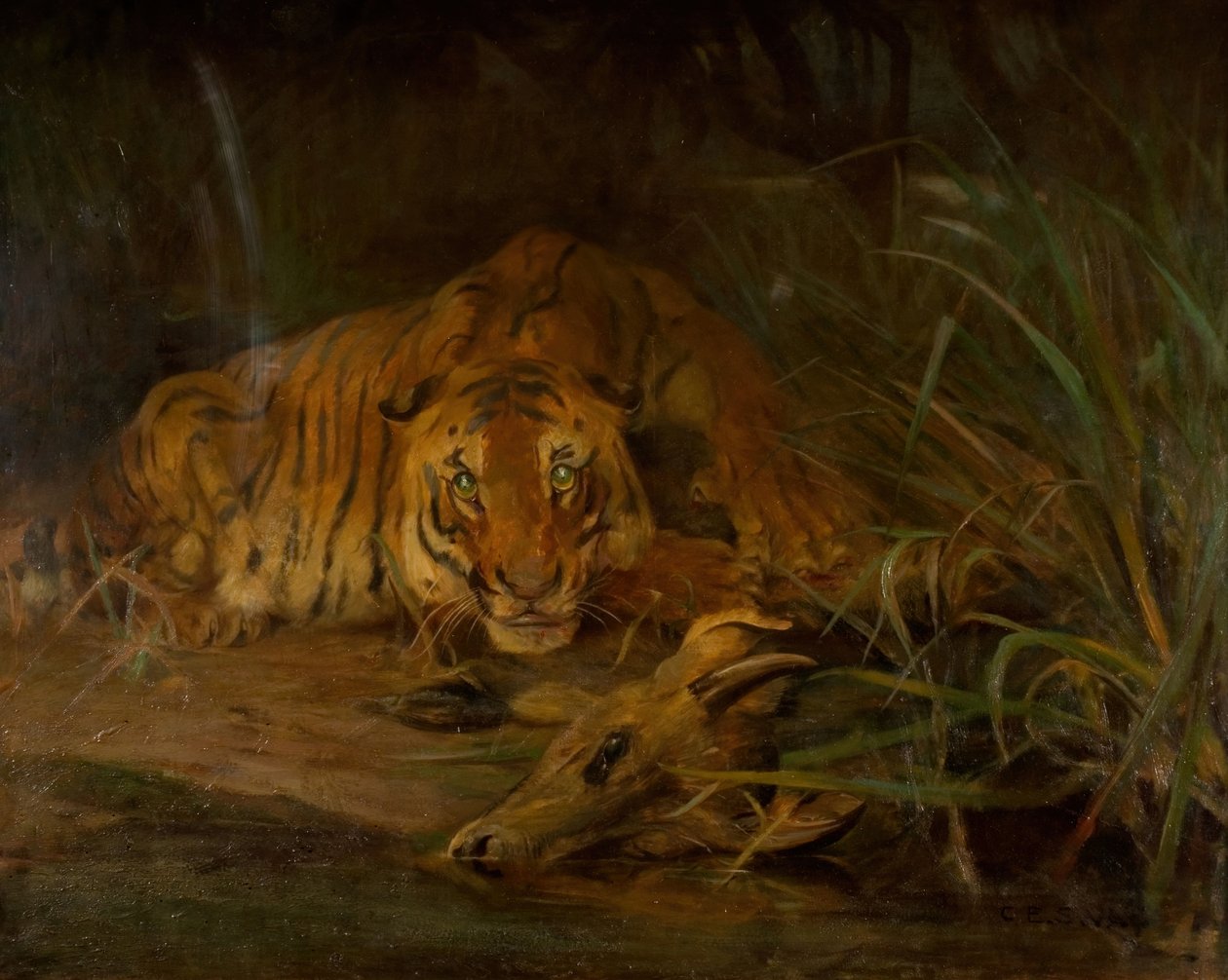 Tygr a kořist, 1931. od Cuthbert Edmund Swan