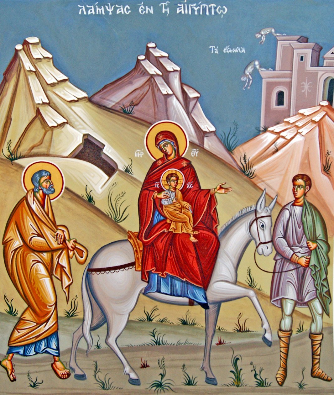Nástěnná malba v klášteře Kykkos, Kypr od Cypriot