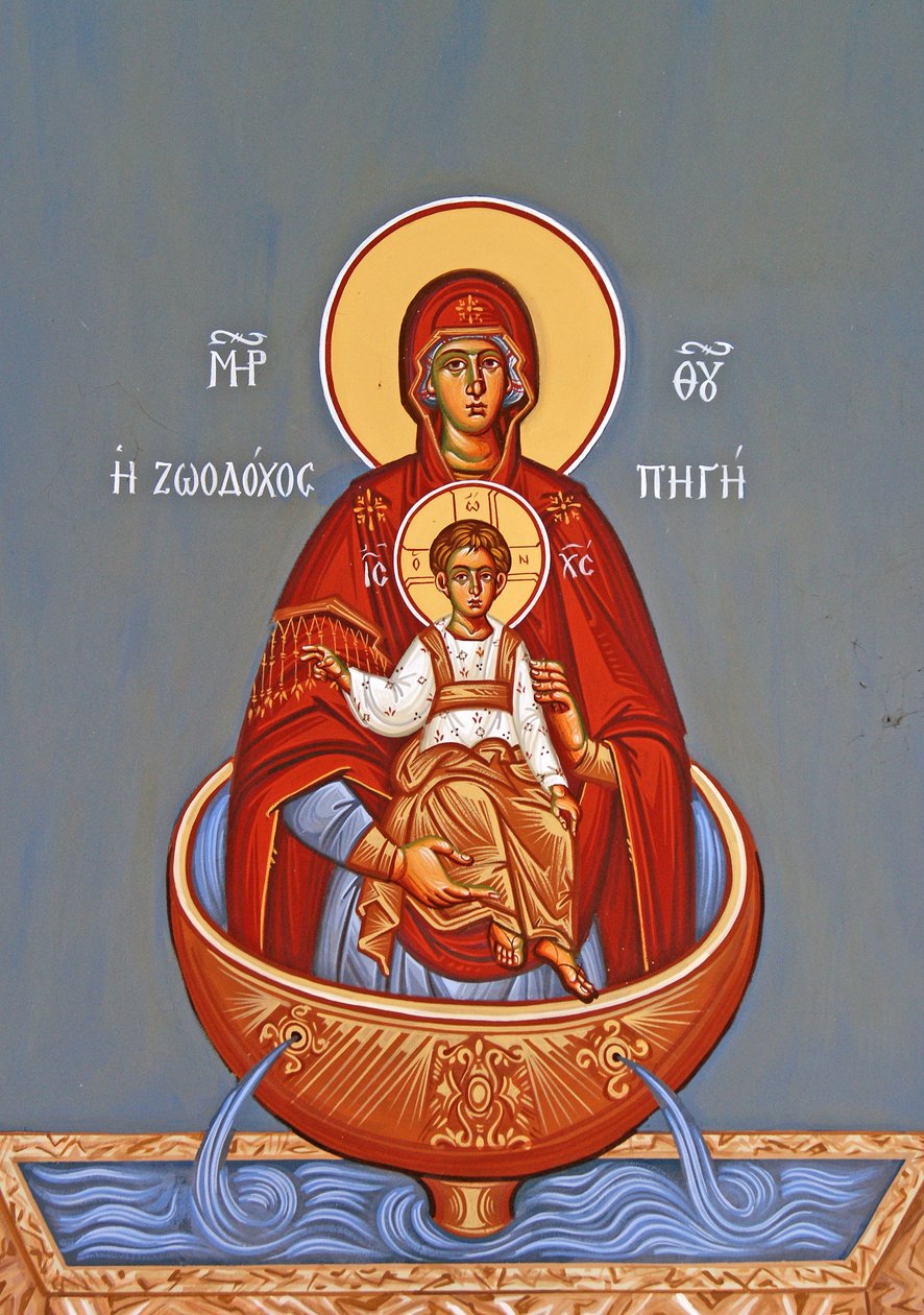 Madonna s dítětem, klášter Kykkos, Kypr od Cypriot