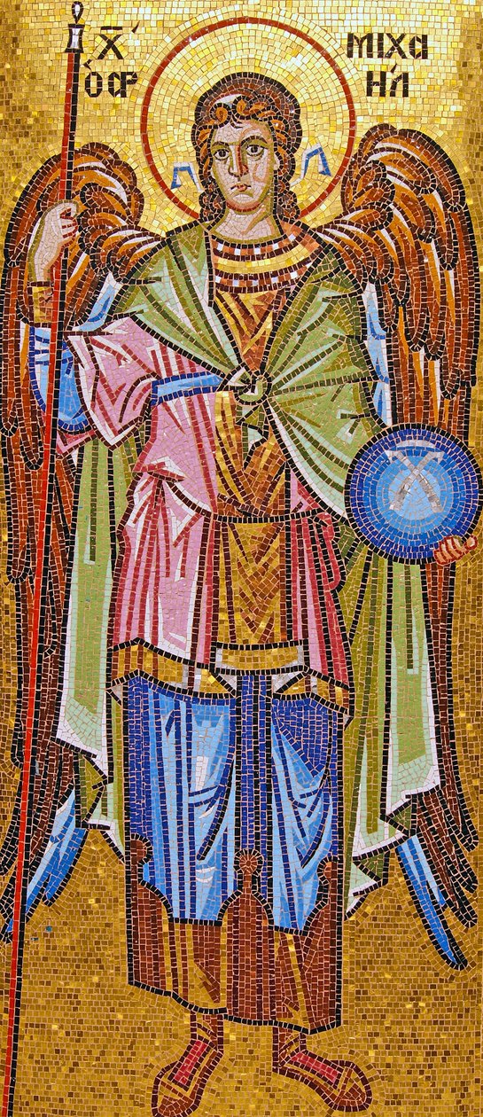 Svatý Michael archanděl, klášter Kykkos, Kypr (mozaika) od Cypriot