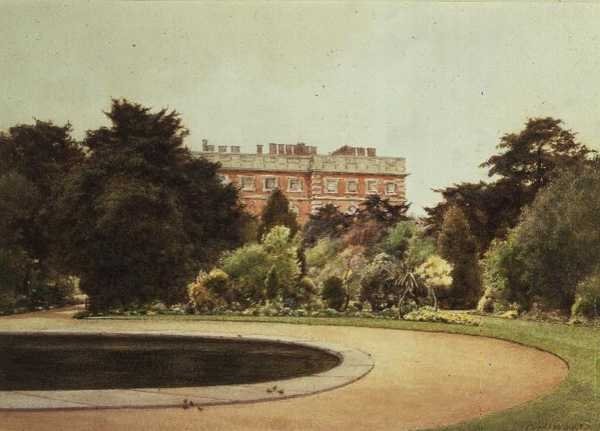 Zahrada, Hampton Court od Cyril Ward