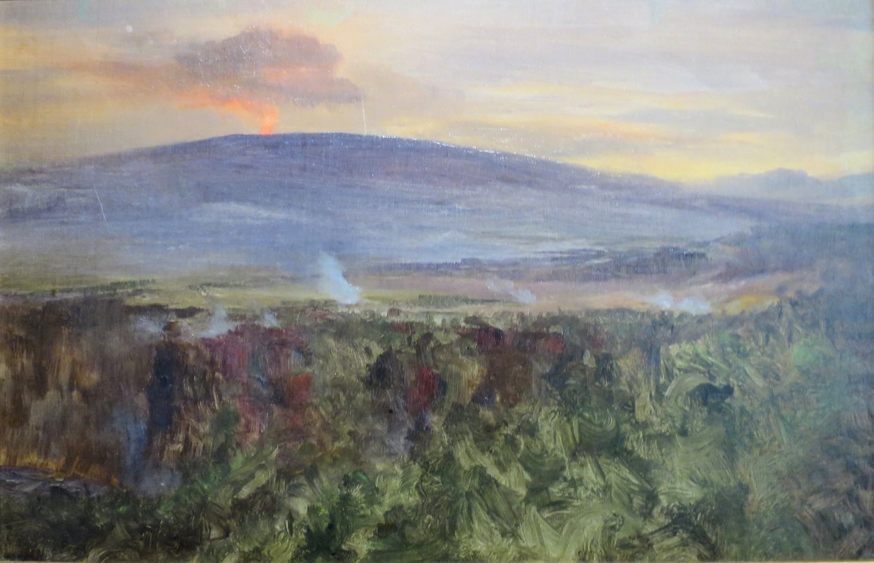 Erupce Kilauea od D. Howard Hitchcock