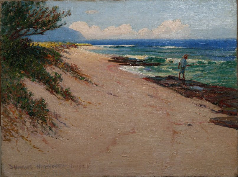 Pláž Mokuleia od D. Howard Hitchcock