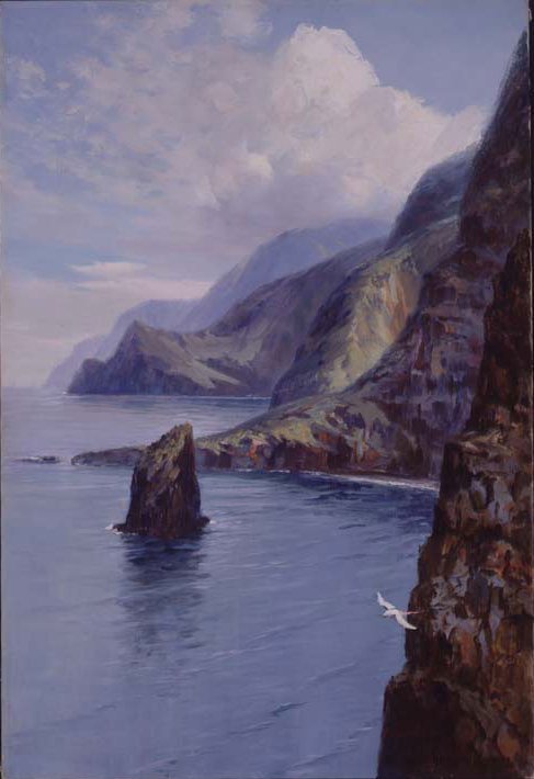 Molokai Bluffs, Havaj od D. Howard Hitchcock