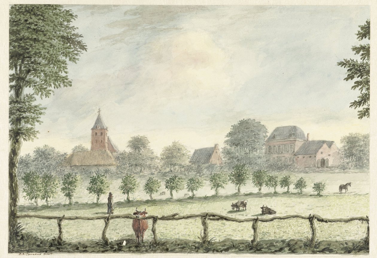 Pohled na Renkum od D.A. Clemens