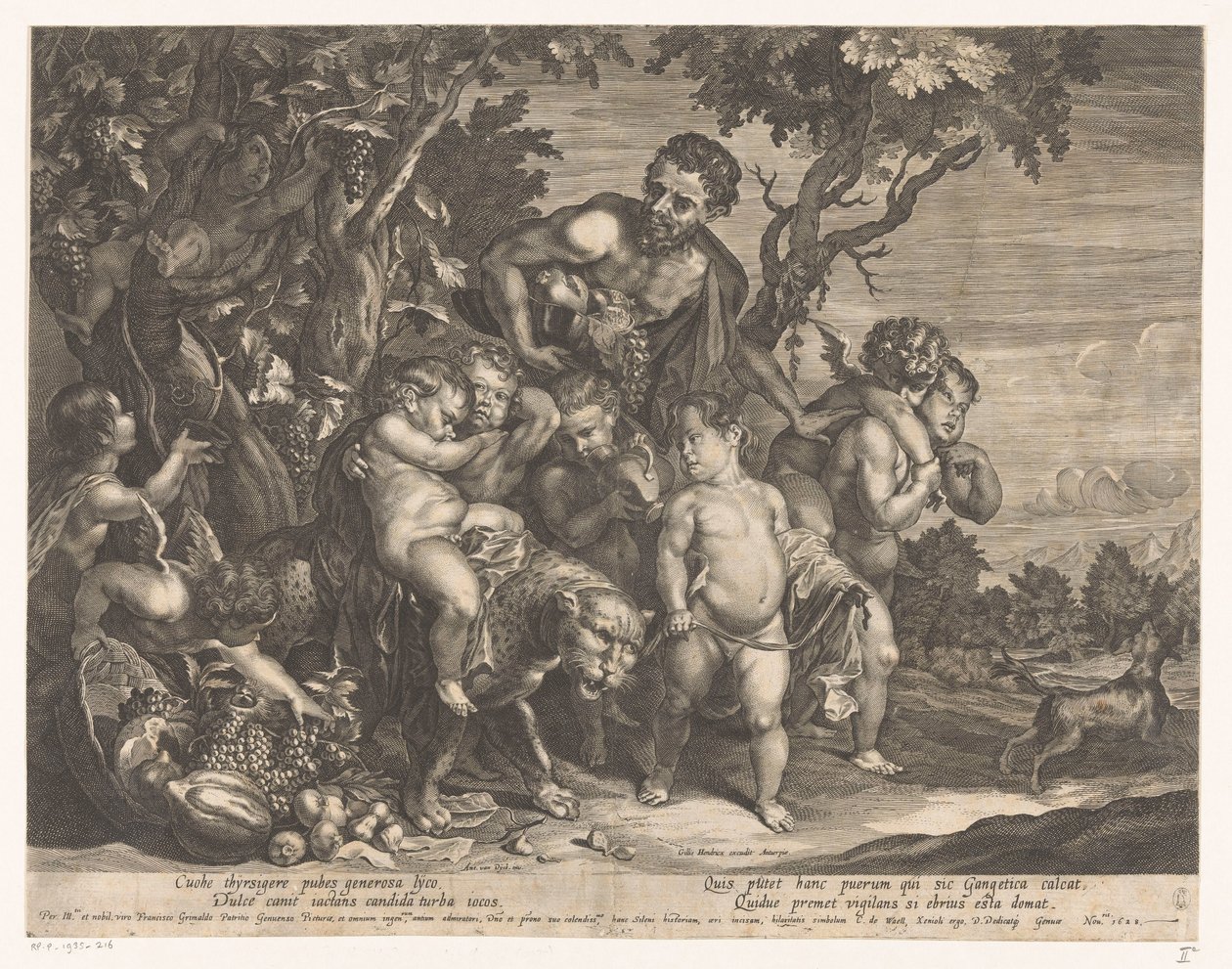 Triomf van Bacchus od D. Brunn