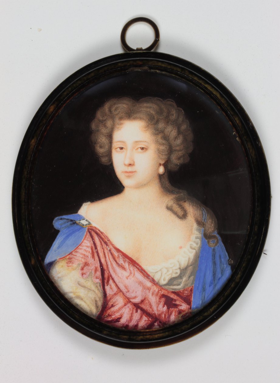 Gertrude Pierrepont, Lady Cheyne (akvarel na slonovině) od D. M.
