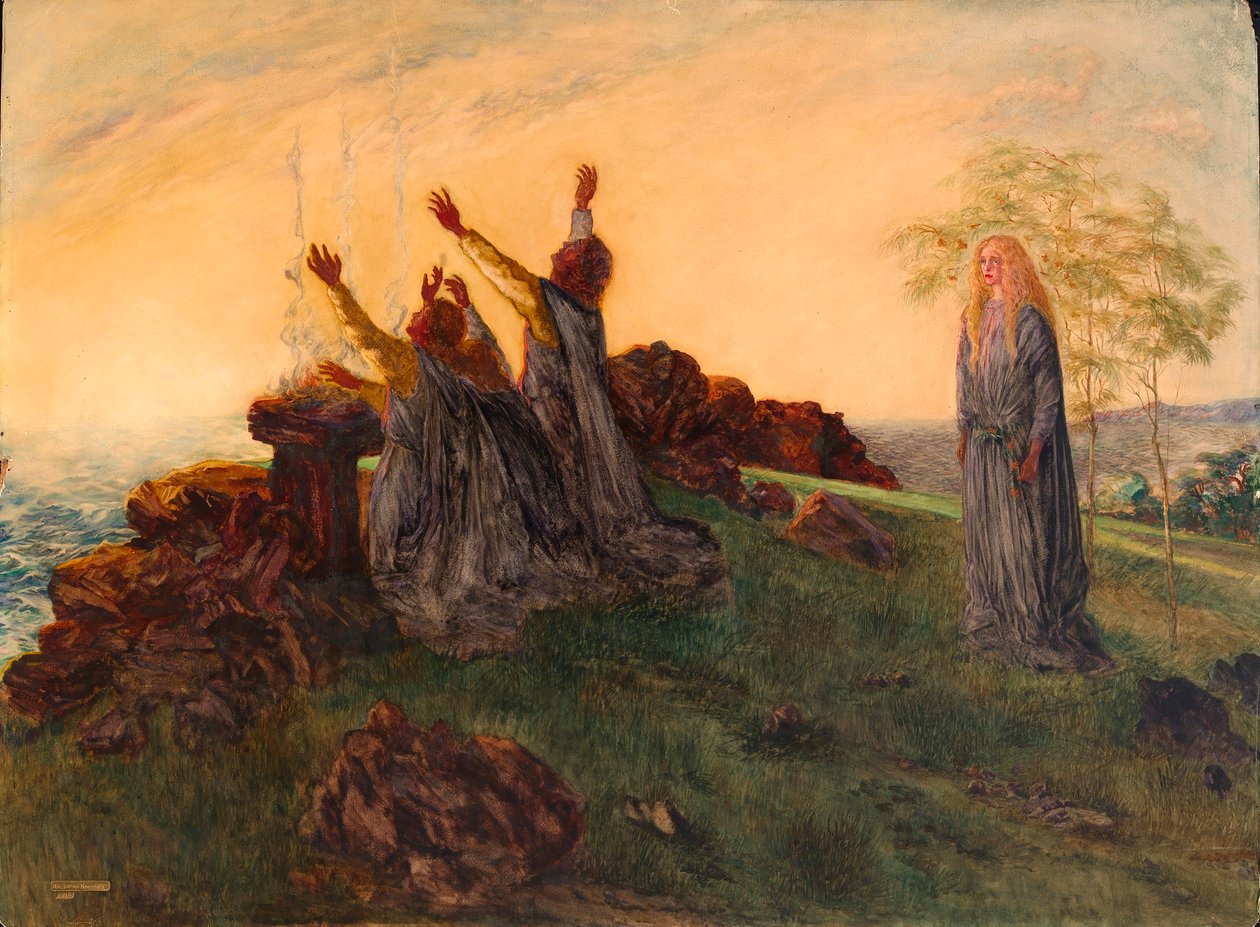 Odchod svaté Brigity od Da Loria Norman
