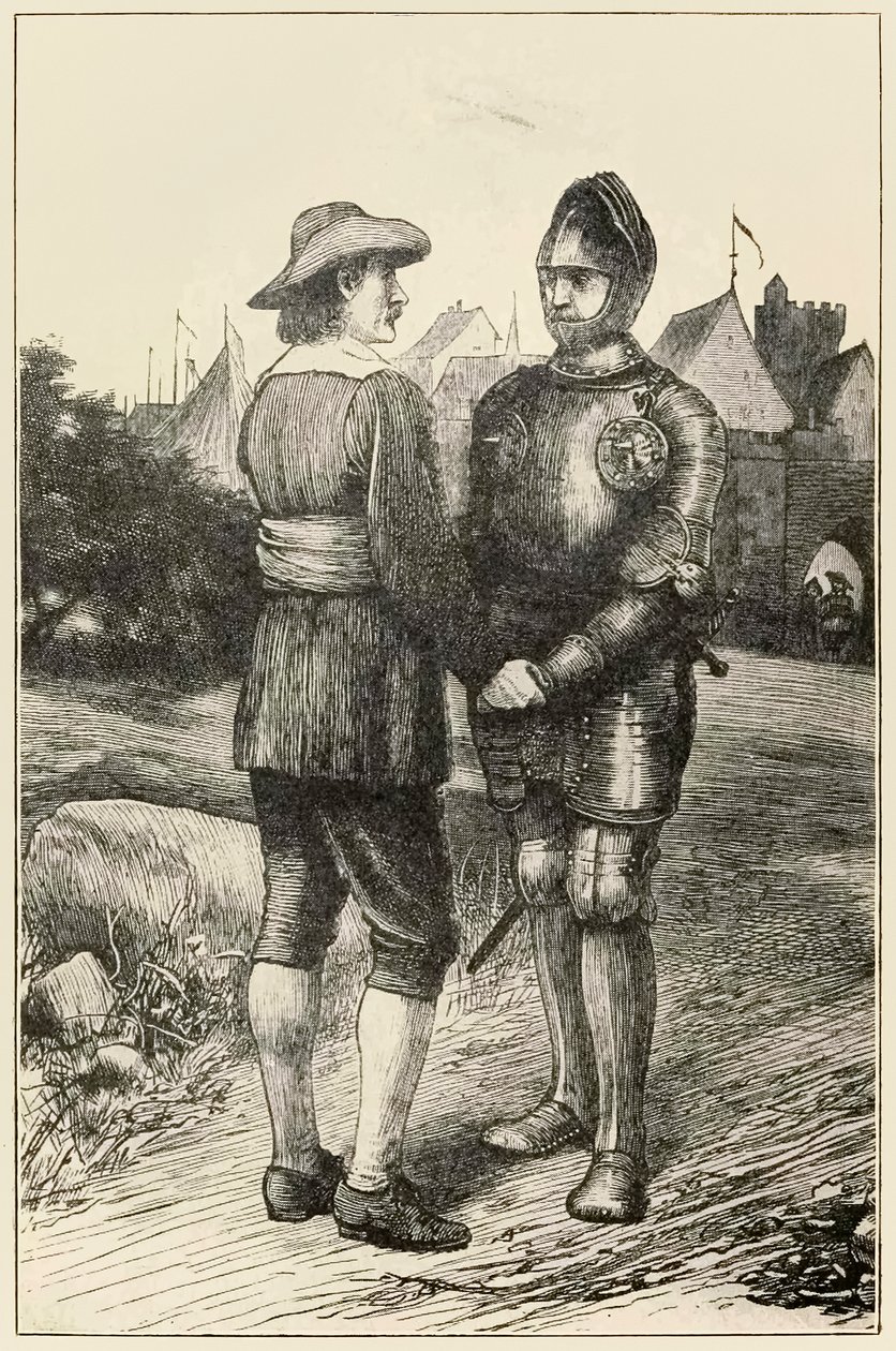 Nadějný a křesťanský z The Pilgrims Progress From This World, To That What Is To Come John Bunyan (1628-1688) ilustrace Thomas Dalziel (1823-1906) Nadějný z města Vanity se připojuje C od Dalziel Brothers