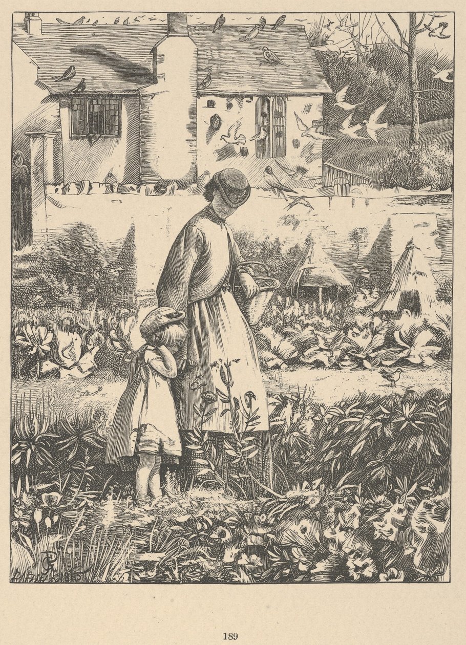 The Island Bee from Wayside Posies: Original Poems of the Country Life, 1867. od Dalziel Brothers