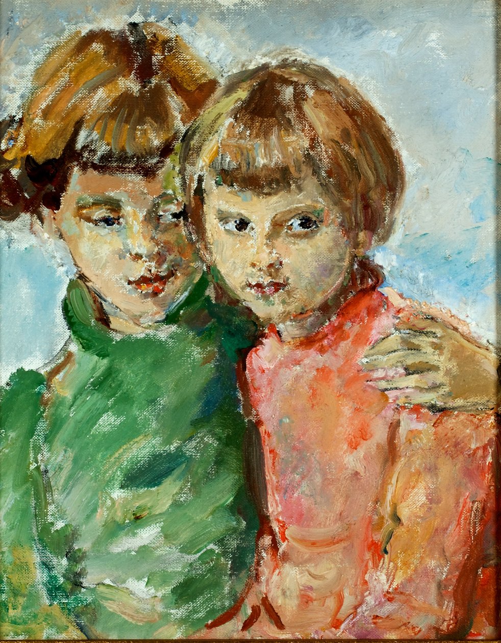 Iris a Kathleen (olej na plátně) od Dame Ethel Walker