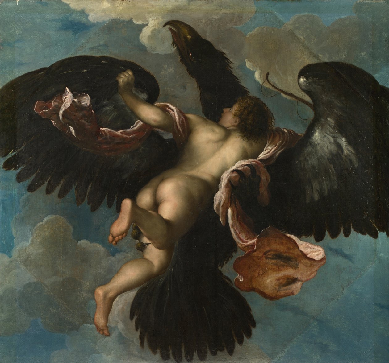 Znásilnění Ganymede, ca. 1575 od Damiano Mazza
