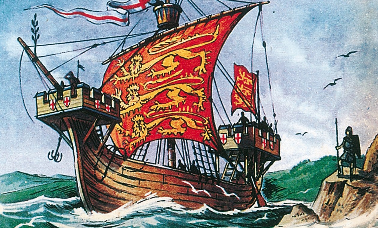 Anglická plachetnice ze 13. století od Dan Escott