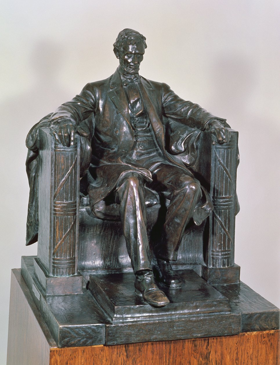 Abraham Lincoln, 20. léta (bronz) od Daniel Chester French