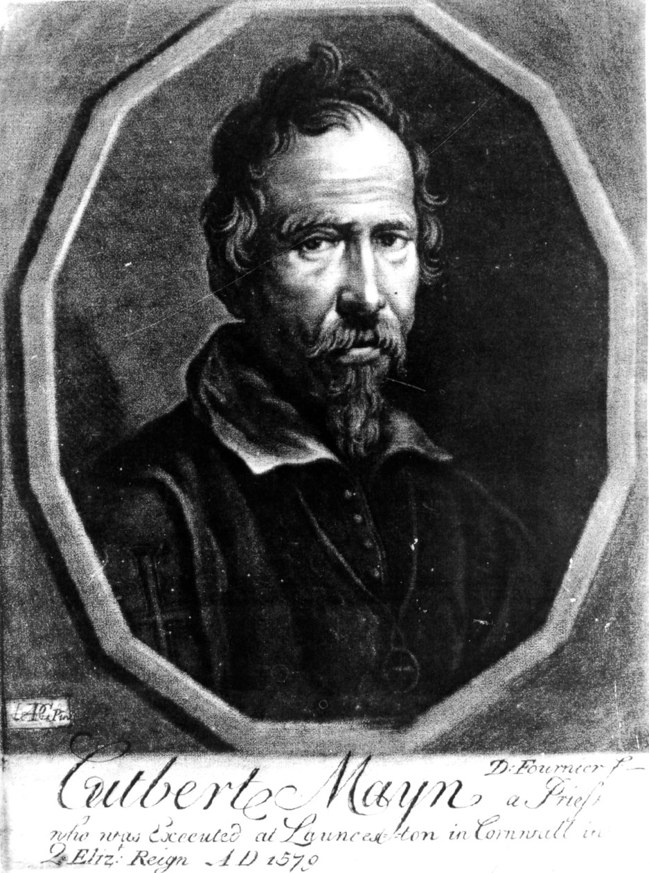 St. Cuthbert Mayne (mezzotinta) od Daniel Fournier