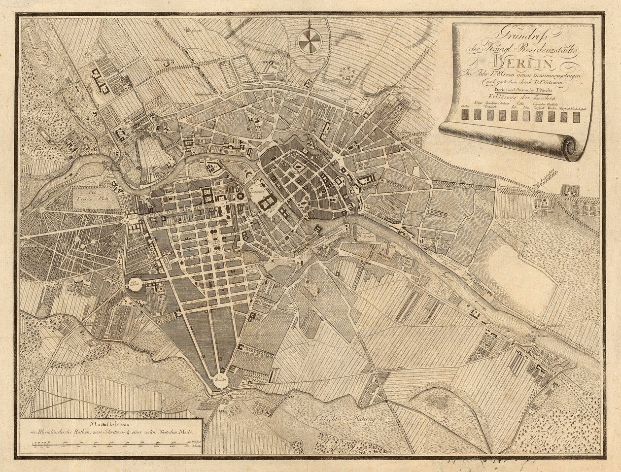 Sotzmann Berlin 1786 od Daniel Friedrich Sotzmann