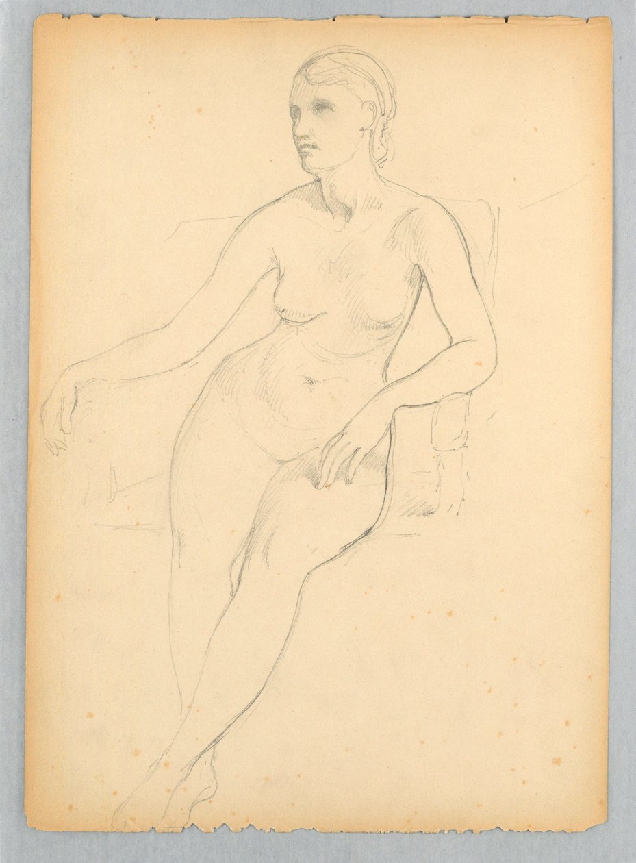 Kresba, Helen Hamersley, Sedící N, 1881 od Daniel Huntington