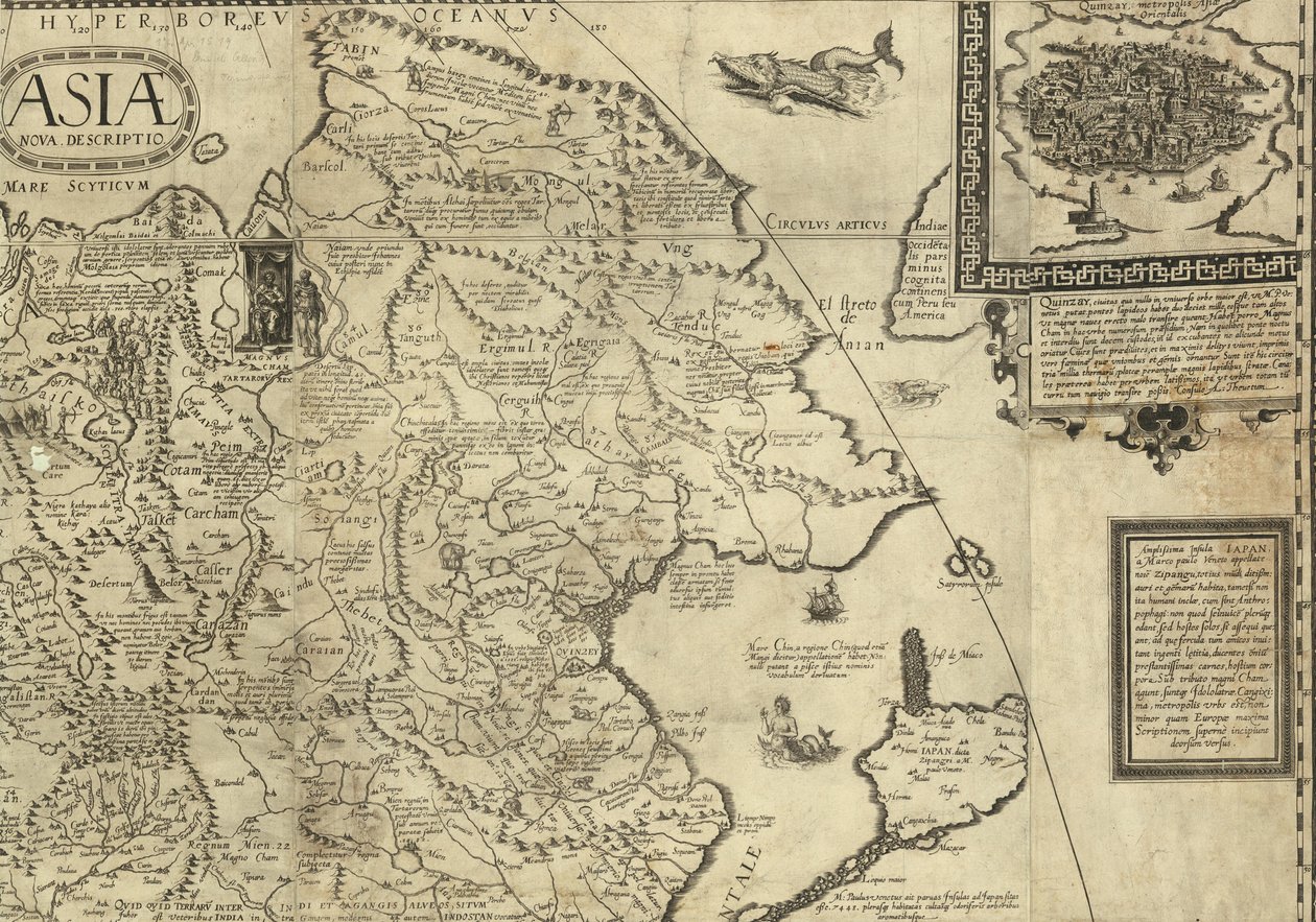 Nový popis Asie (Antwerpen, 1590) od Daniel Keller