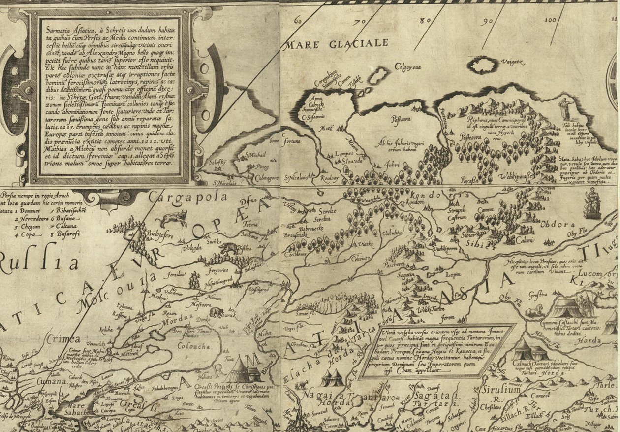 Daniel Keller. Nový popis Asie (Antwerpen, 1590) od Daniel Keller