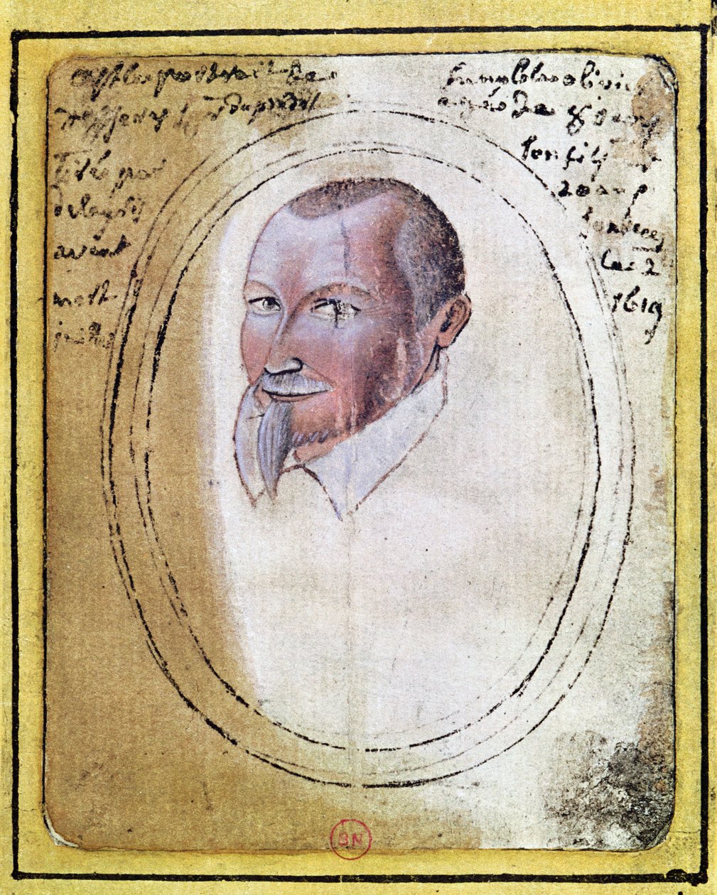 Portrét Oliviera de Serres (1539-1619) od Daniel de Serres