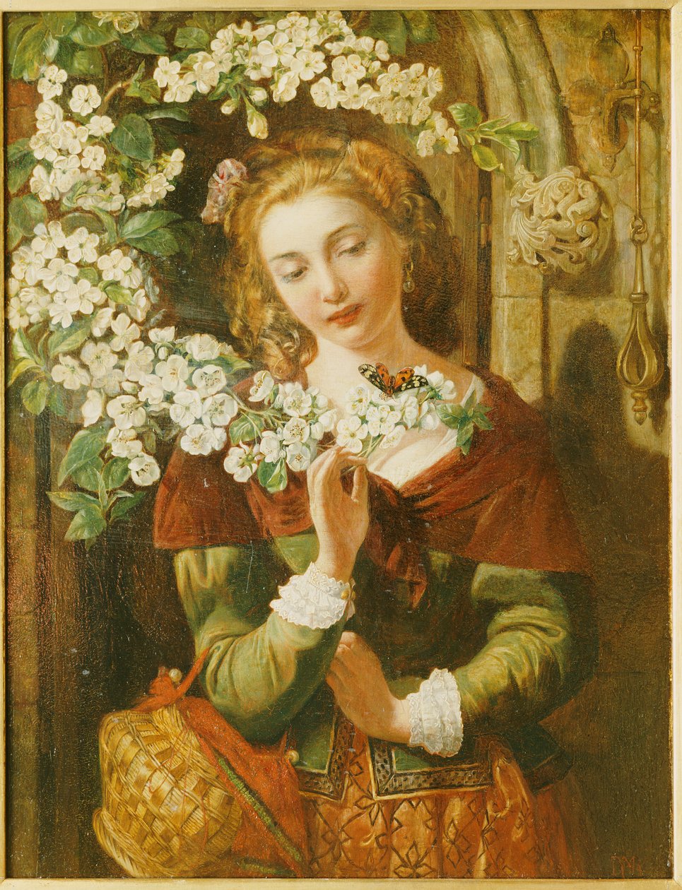 květen (olej na panelu) od Daniel Maclise