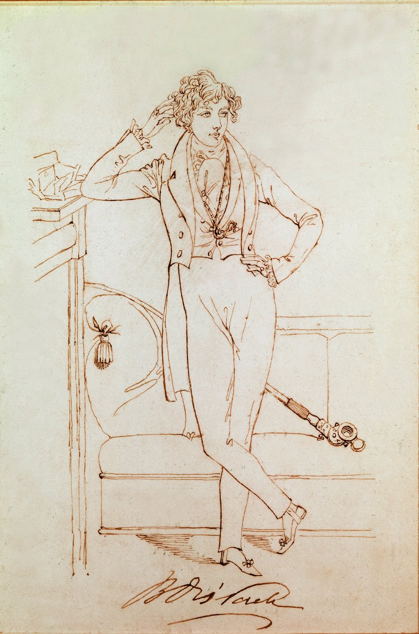 Portrét Benjamina Disraeliho, britského politika a zakladatele Konzervativní strany od Daniel Maclise