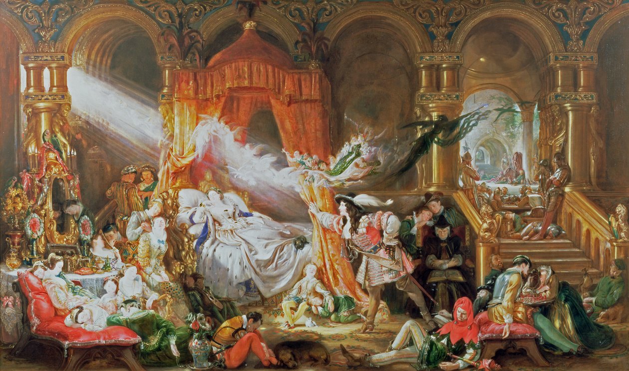 Spící kráska od Daniel Maclise