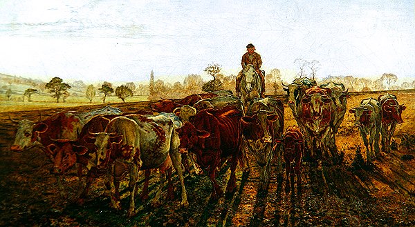 Krávy jdou domů od Daniel Alexander Williamson