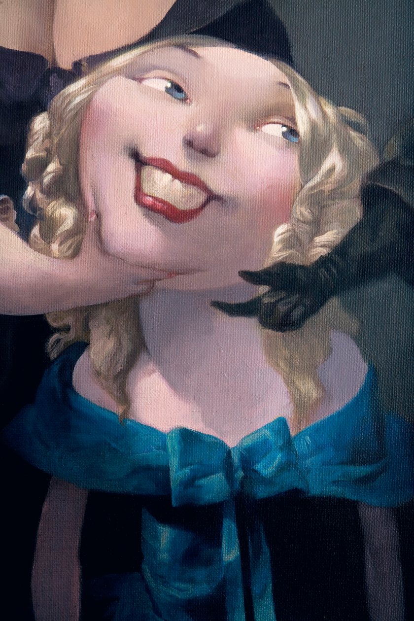 Návrh, detail, z Modrovouse od Charlese Perraulta (1628-1703) od Daniel Cacouault