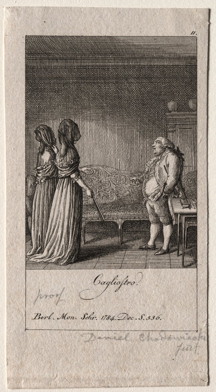 Cagliostro od Daniel Chodowiecki