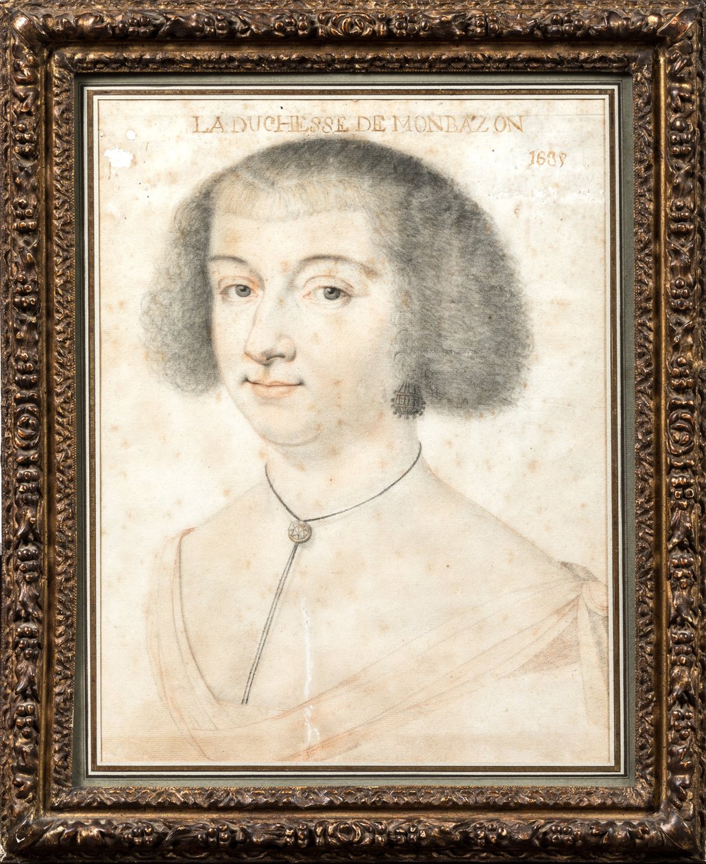 Daniel Dumonstier - Portrét vévodkyně z Montbazonu od Daniel Dumonstier
