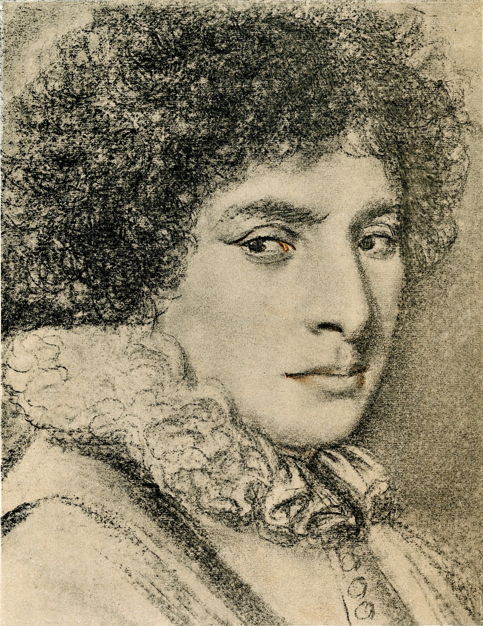 Ženský portrét od Daniel Dumonstier or Dumoustier