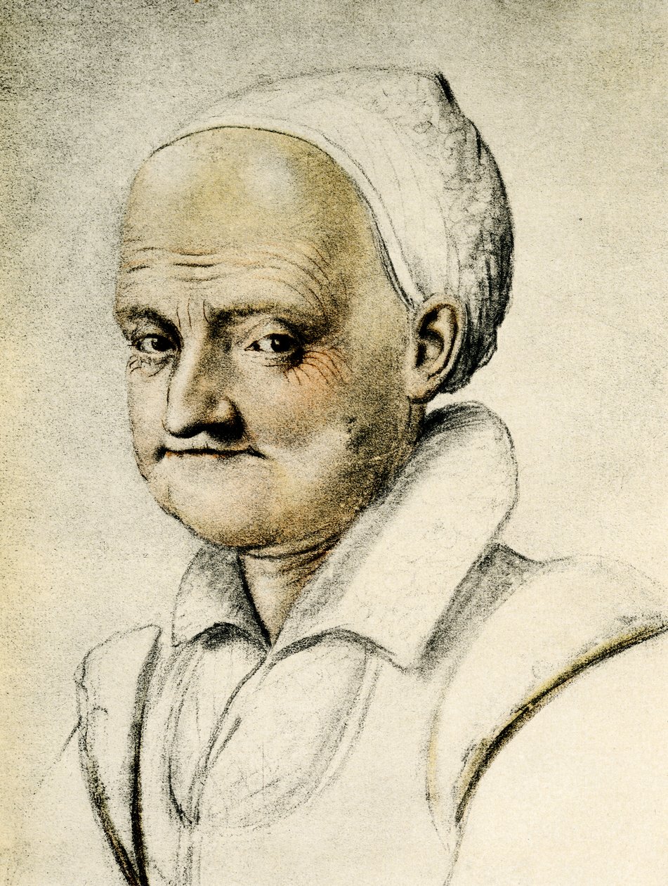 Portrét staré ženy od Daniel Dumonstier or Dumoustier
