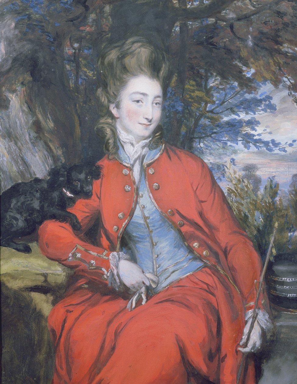Elizabeth (1755-1806) Lady Bridgeman (pastel) (viz 239433 pro pár) od Daniel Gardner