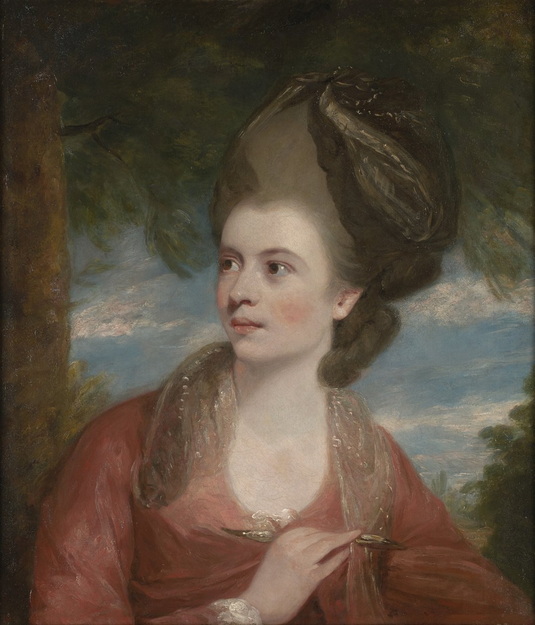 Portrét Angeliky Kauffmannové, RA (1741-1807), malířky od Daniel Gardner