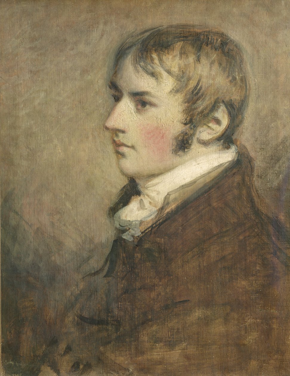 Portrét dvacetiletého Johna Constabla (1776-1837), 1796 (tempera) od Daniel Gardner