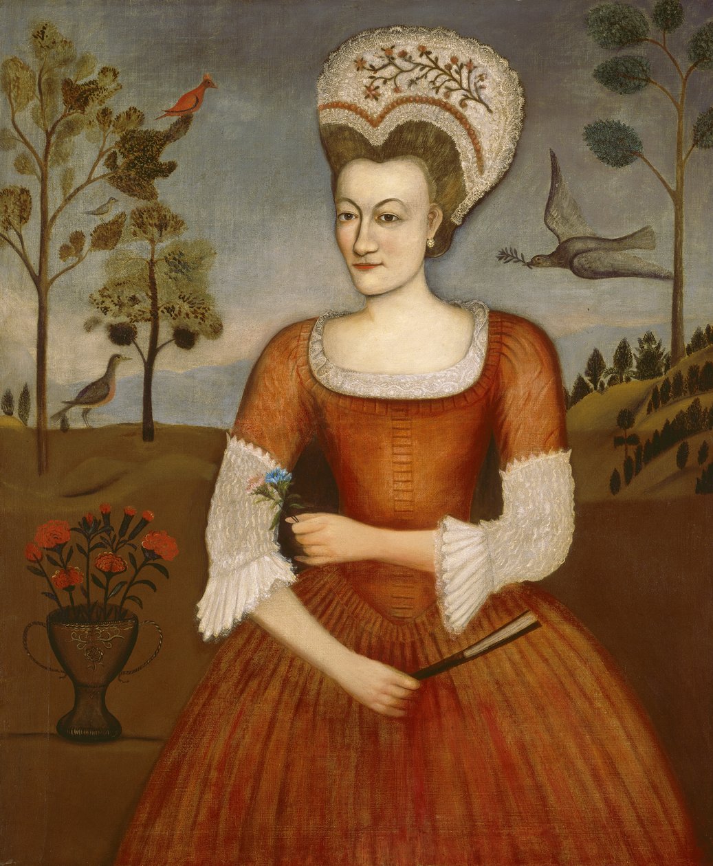 Catharine Hendricksonová, kolem roku 1770 od Daniel Hendrickson
