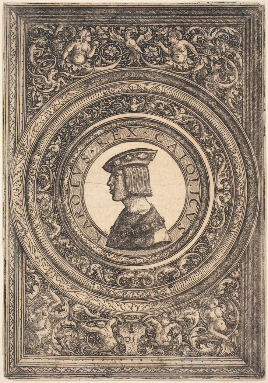 Císař Karel V. od Daniel Hopfer