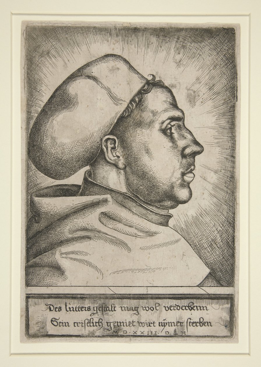 Martin Luther, 1523 od Daniel Hopfer